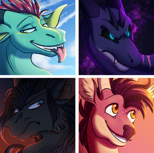 Icons for @Taraxis @Comet-117 &amp; @RavenNocturna